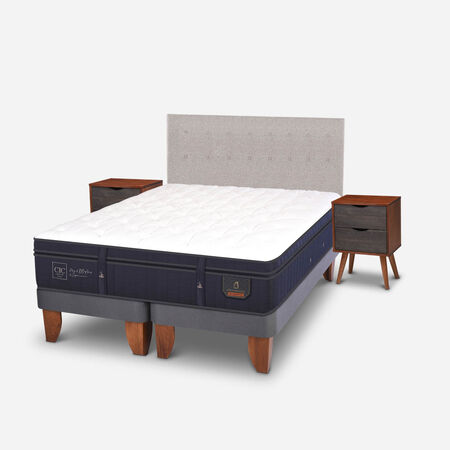 Cama Europea King Super Premium + Set Tigris