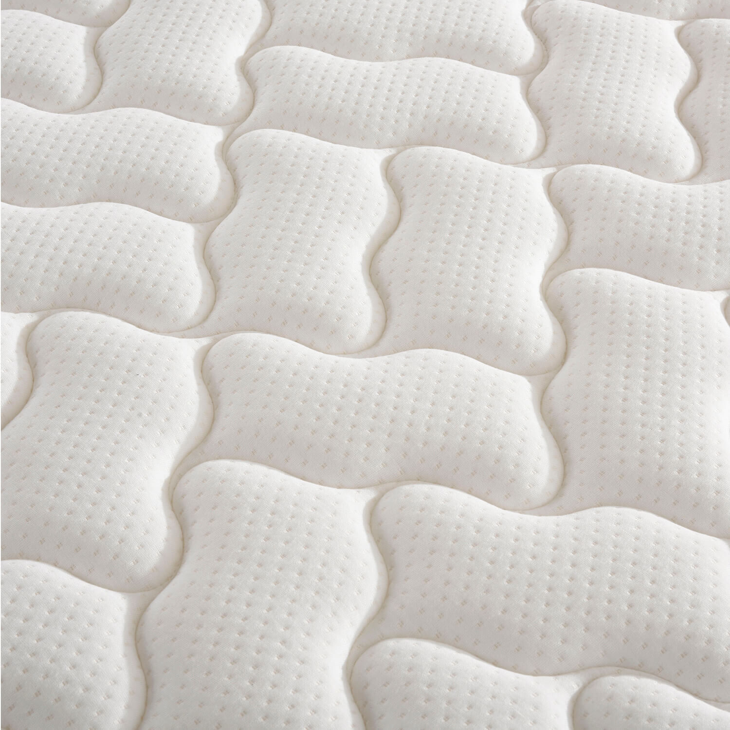 Cama Europea 2 Plazas Base Normal Anatomic + Respaldo Torino Caramel