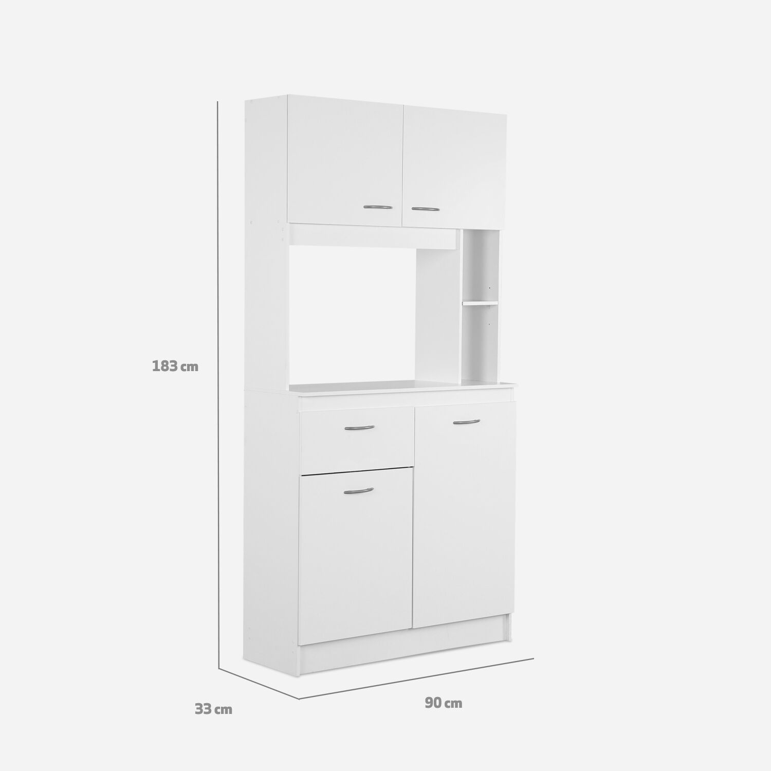 Mueble de Cocina Standford 4 Puertas 1 Caj&oacute;n Blanco Leonor