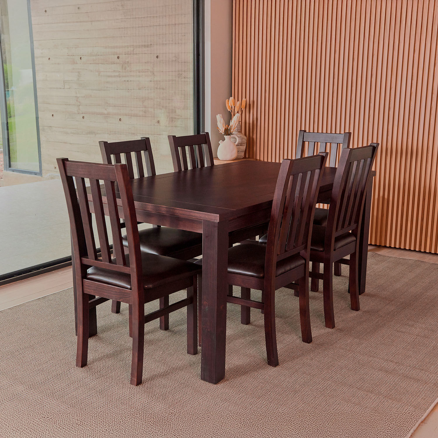 Comedor 6 Sillas Ñuble Negro