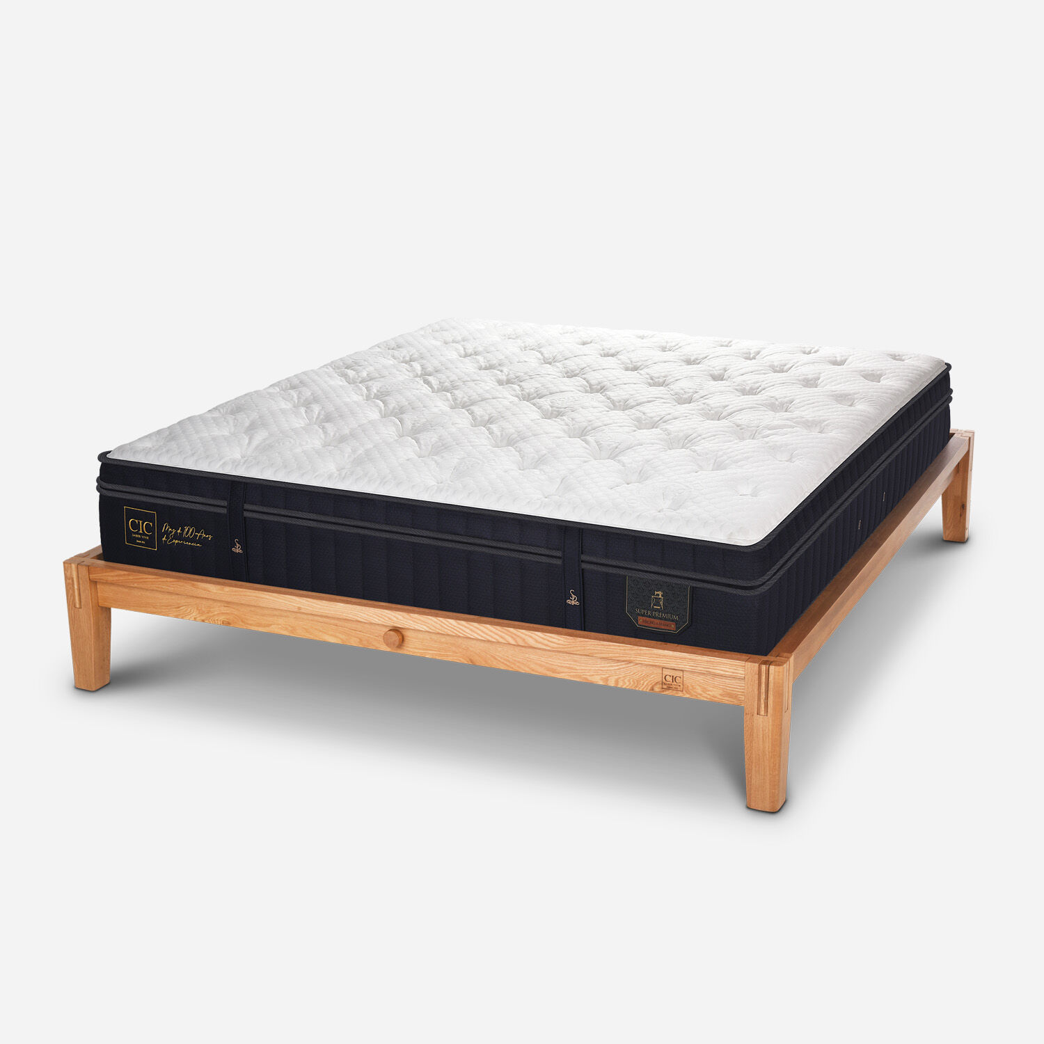 Cama Oak 2 Plazas Super Premium