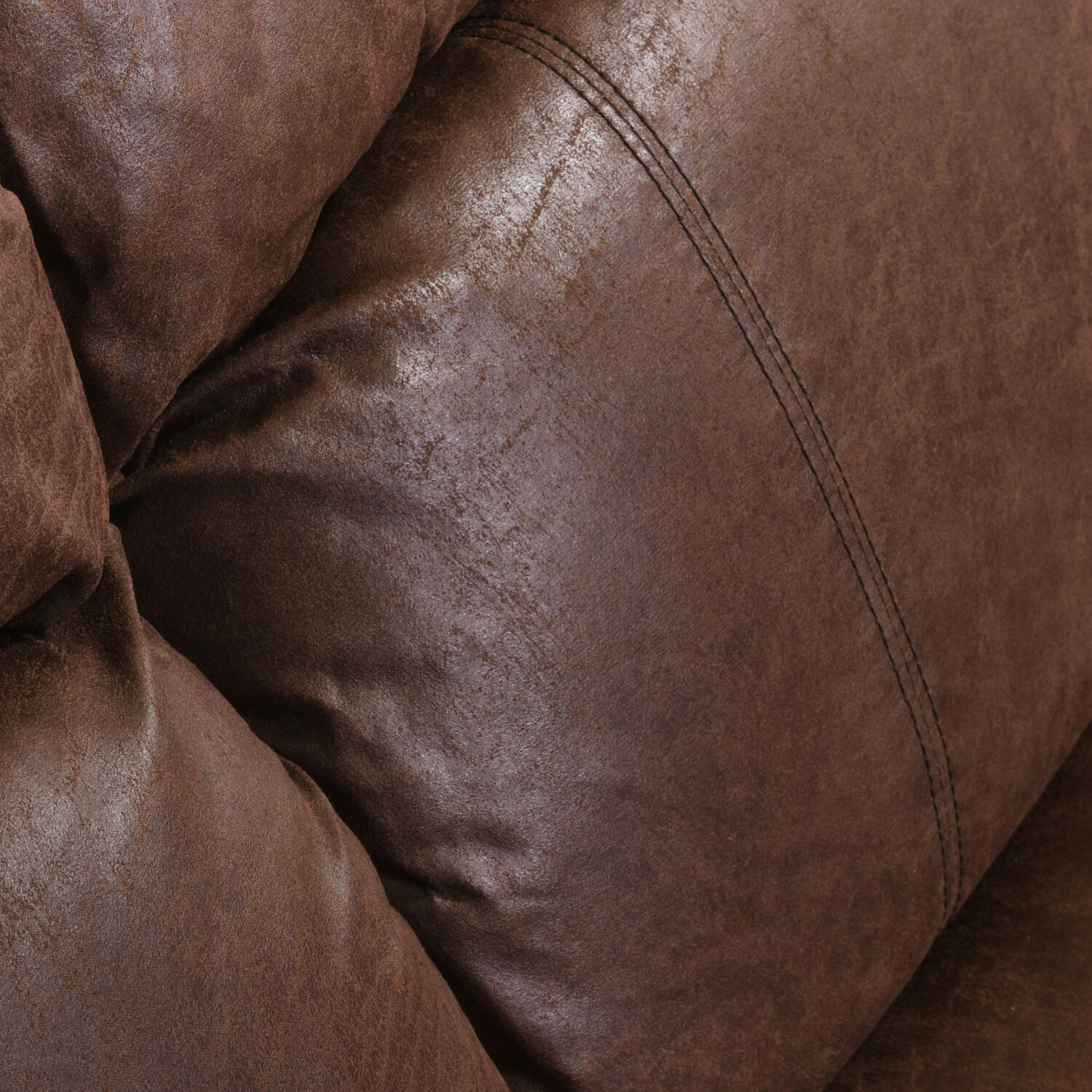 Sofá 2 Cuerpos Reclinable Oslo Chocolate