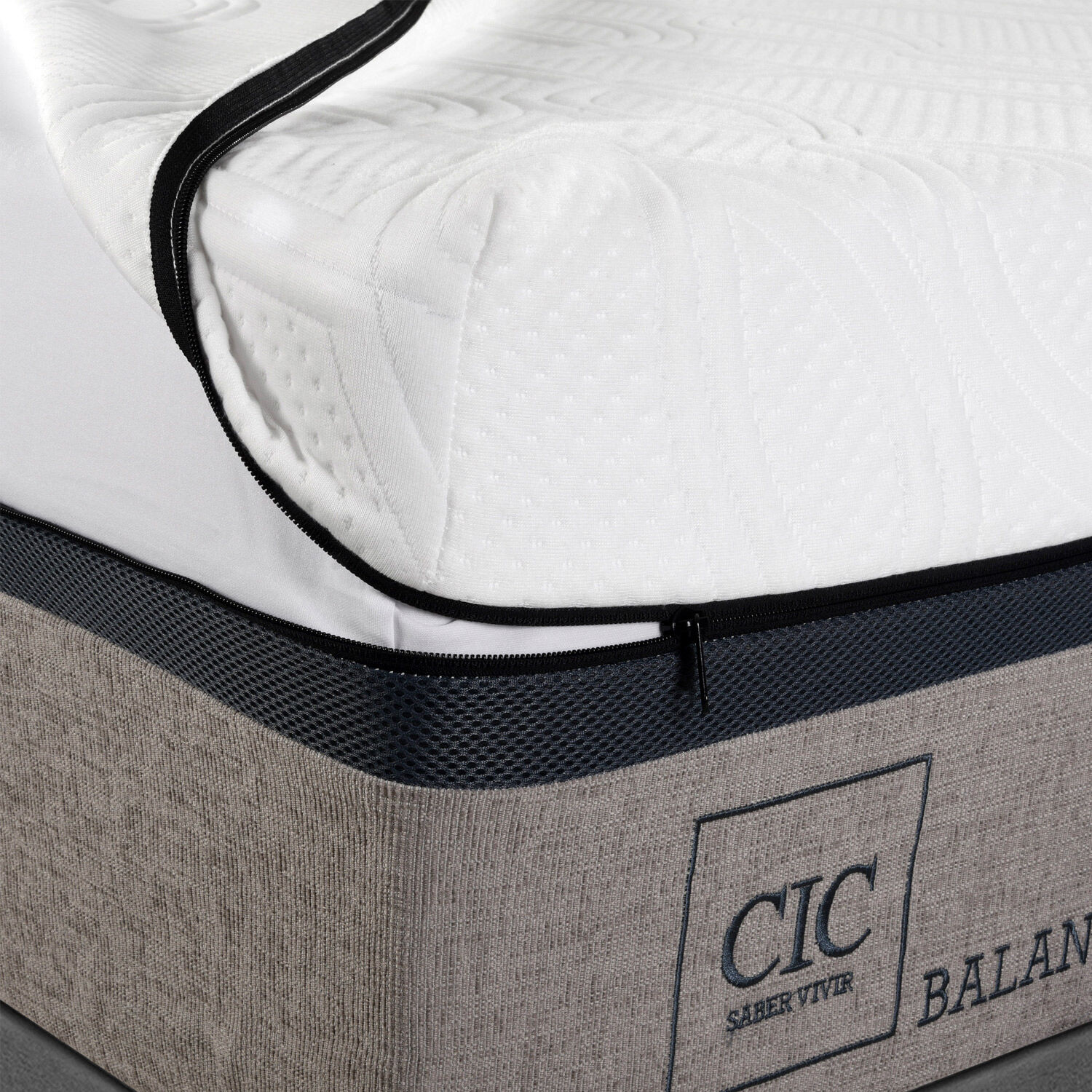 Cama Europea 2 Plazas Balance Base Dividida + Set Espresso