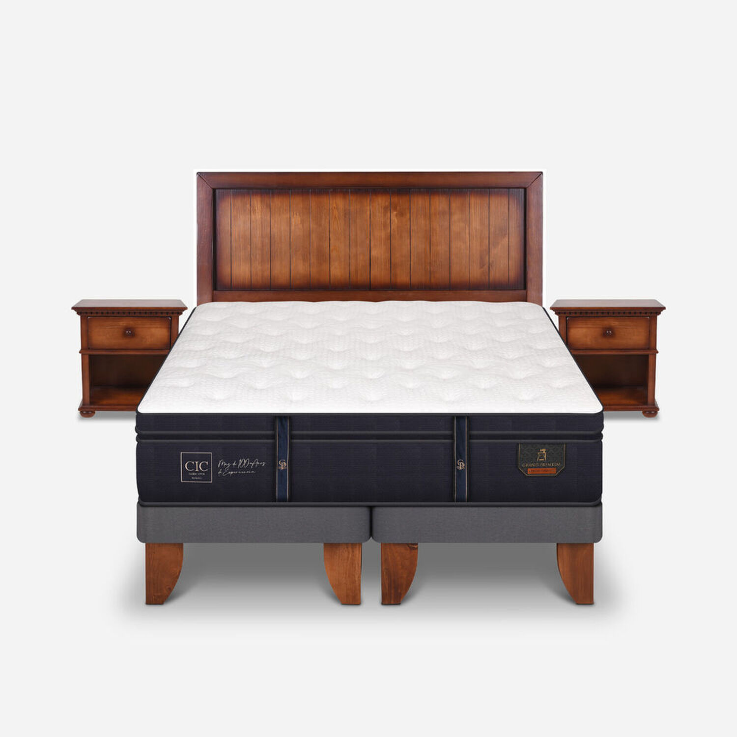 Cama Europea Super King Grand Premium + Set Monterrey