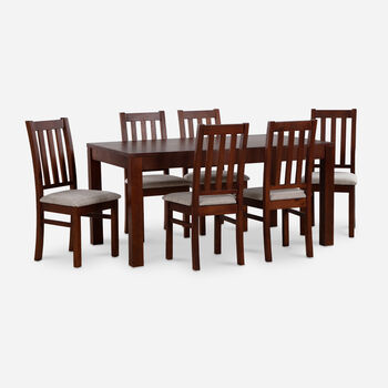 Comedor 6 Sillas Ñuble Caramelo Beige
