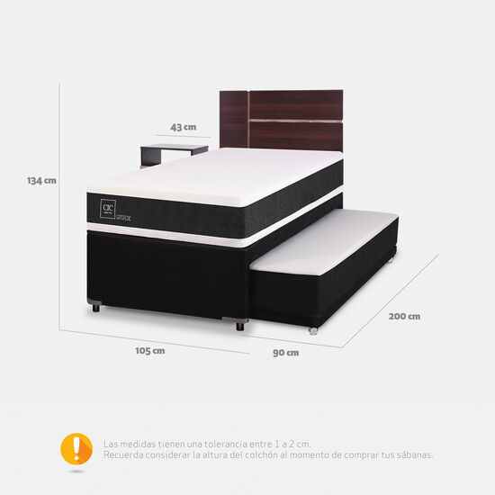 Cama Nido Diván Ortopedic + Set Enio