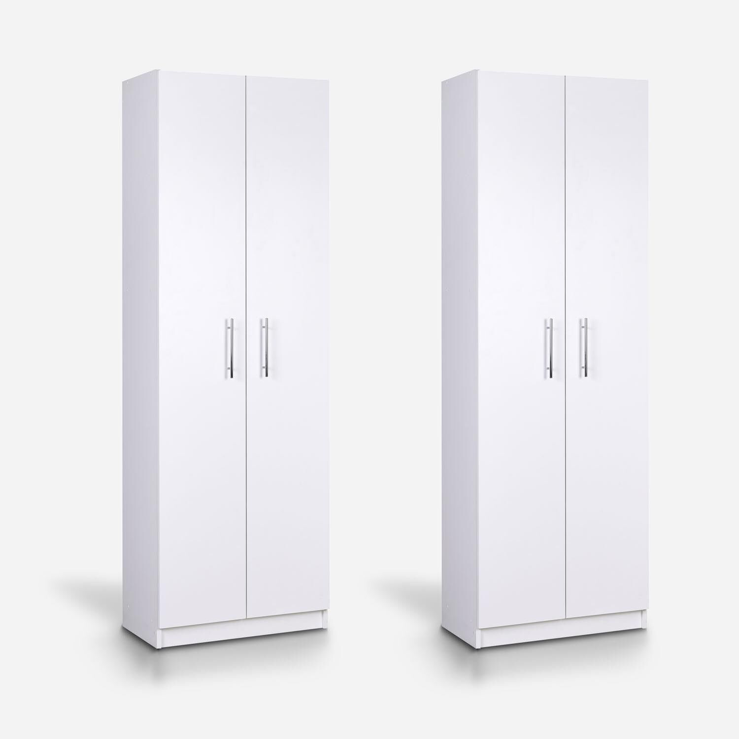 Set de Ba&ntilde;o Organizadores 2 Puertas Blanco