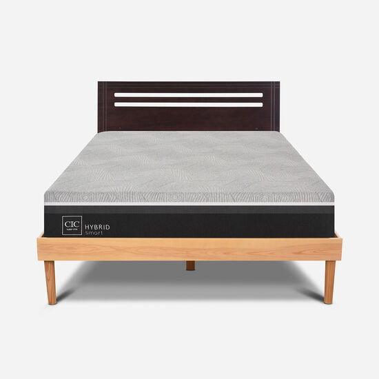 Cama 2 Plazas Hybrid + Respaldo Múnich