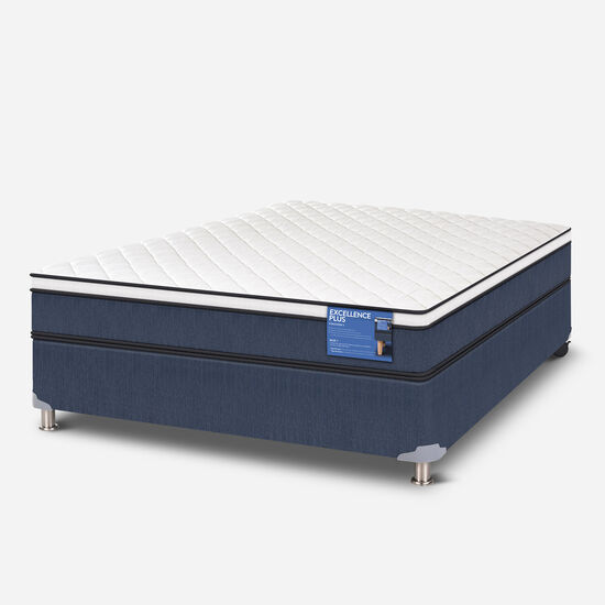 Cama Americana 2 Plazas Excellence Plus Base Normal