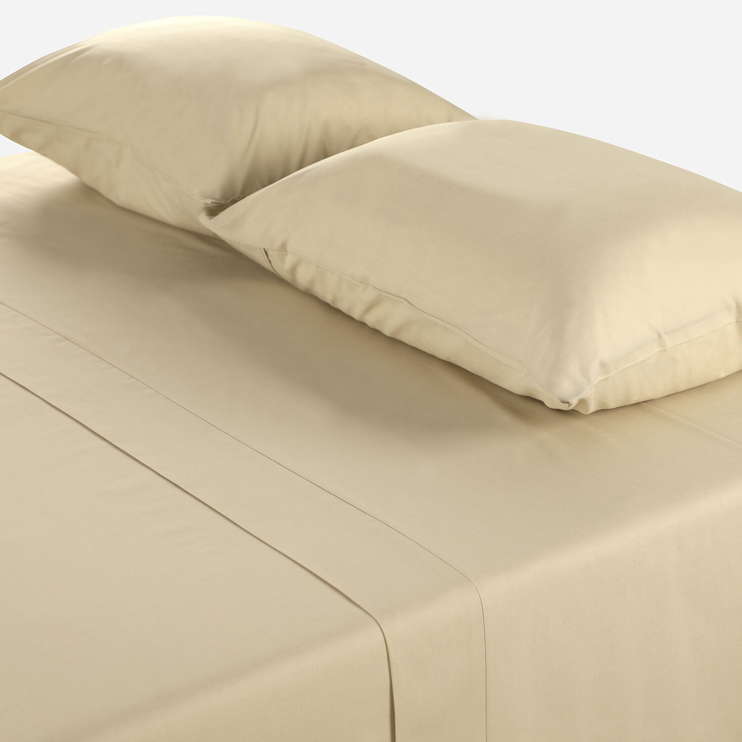 S&aacute;banas Single 180 Hilos Lisa Taupe