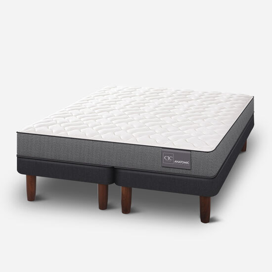 Cama Europea 2 Plazas Anatomic Base Dividida