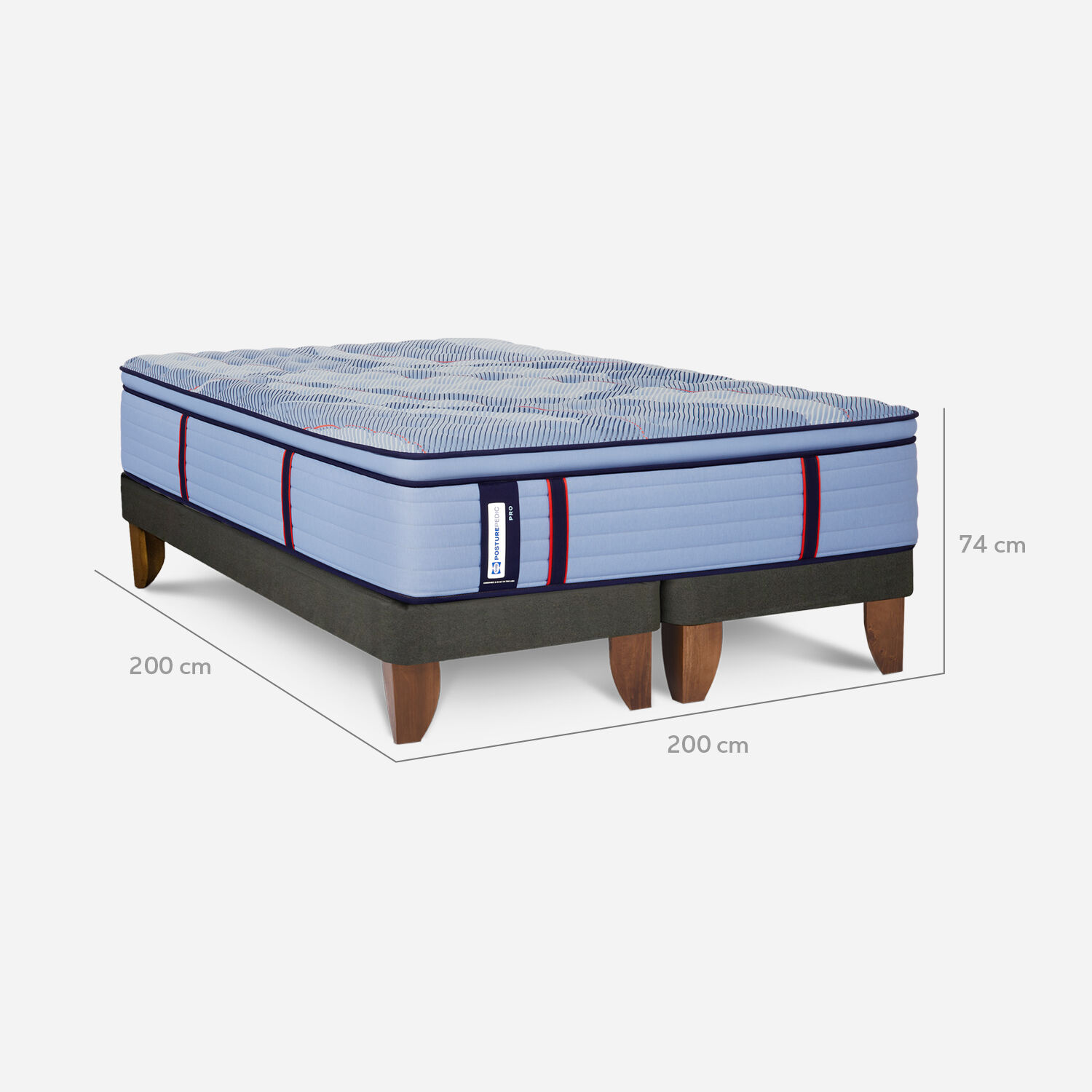 Cama Europea Posturepedic Pro Super King 200x200