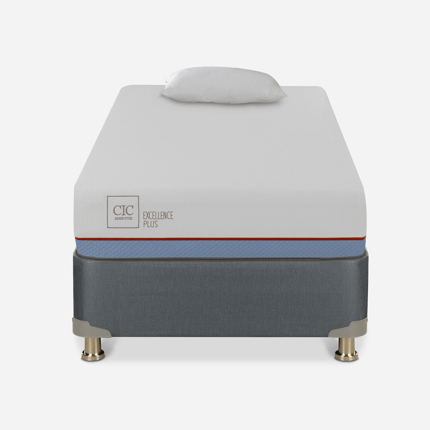 Cama Americana 1 Plaza Excellence Plus + Almohada