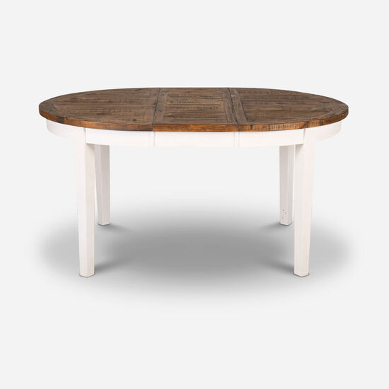 Mesa de Comedor Provenza Con Extensión Blanca