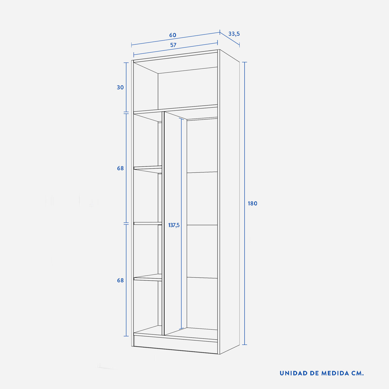 Organizador de Limpieza Blanco - Olmo