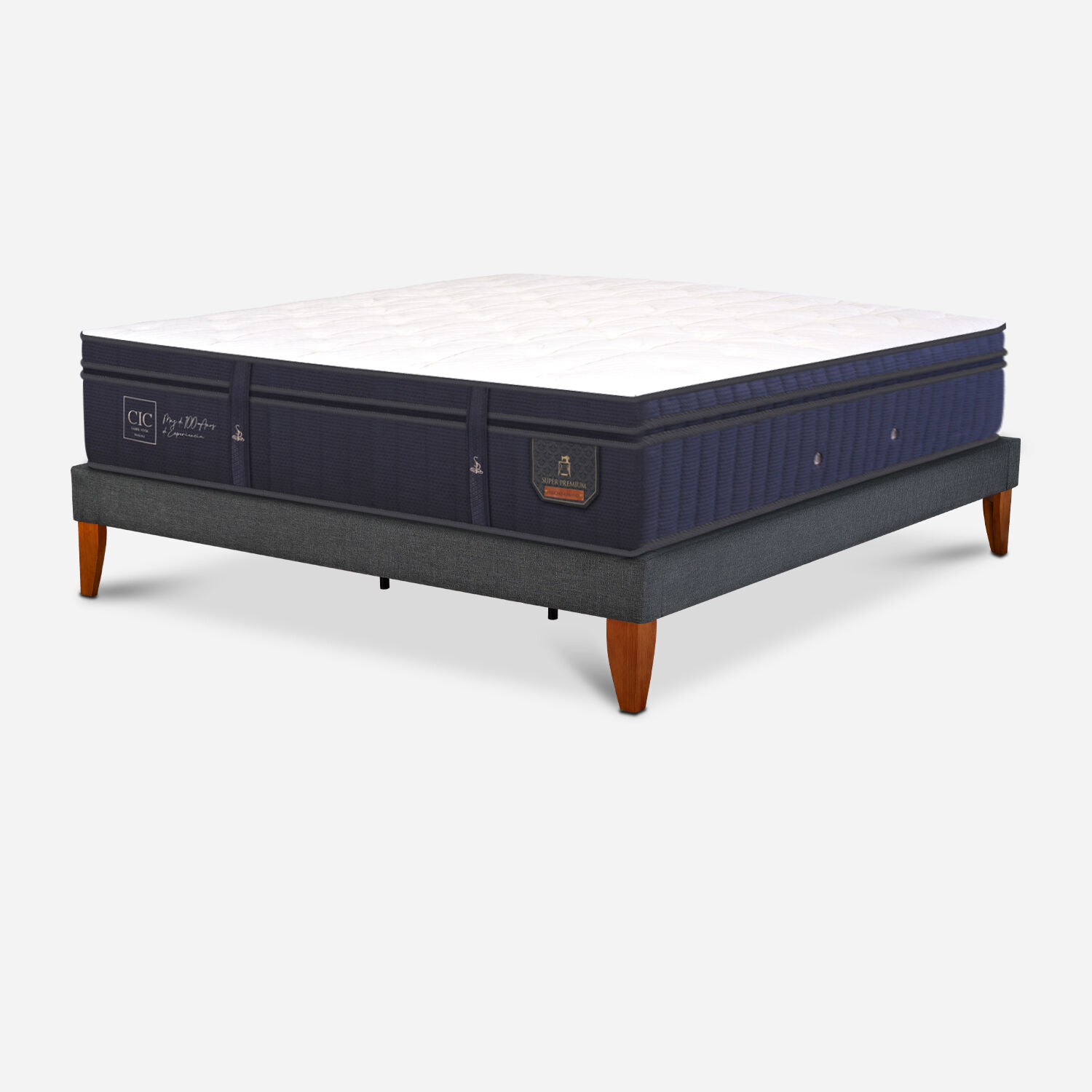 Cama Europea Box Super King Super Premium