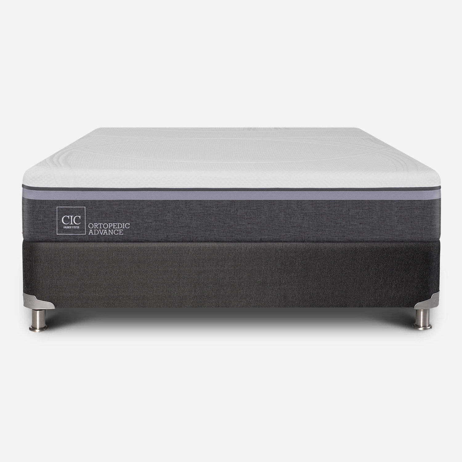 Box Spring 2 Plazas Ortopedic Advance Base Normal 5 Zonas