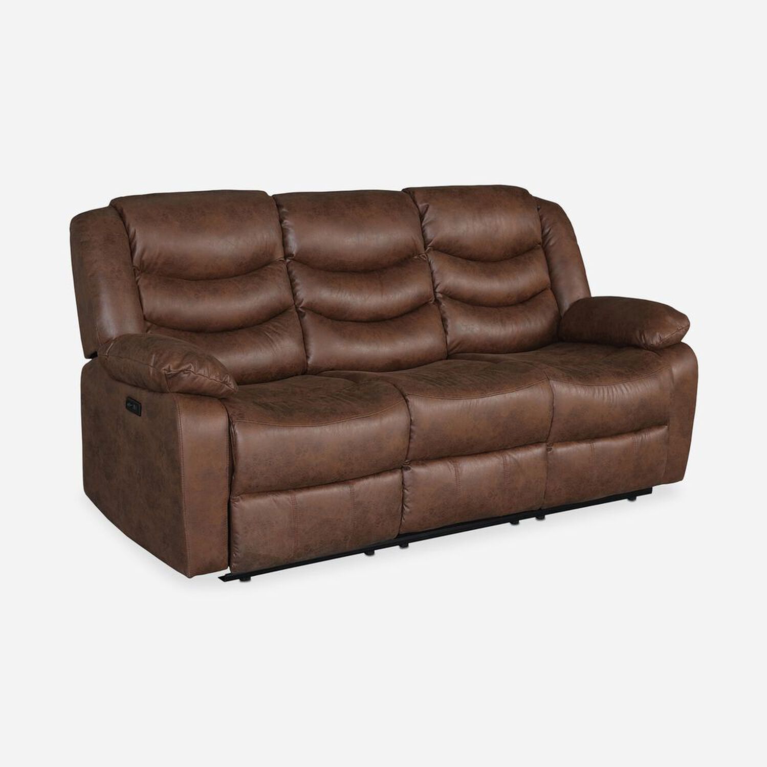 Sofá 3 Cuerpos Reclinable Eléctrico Domingo