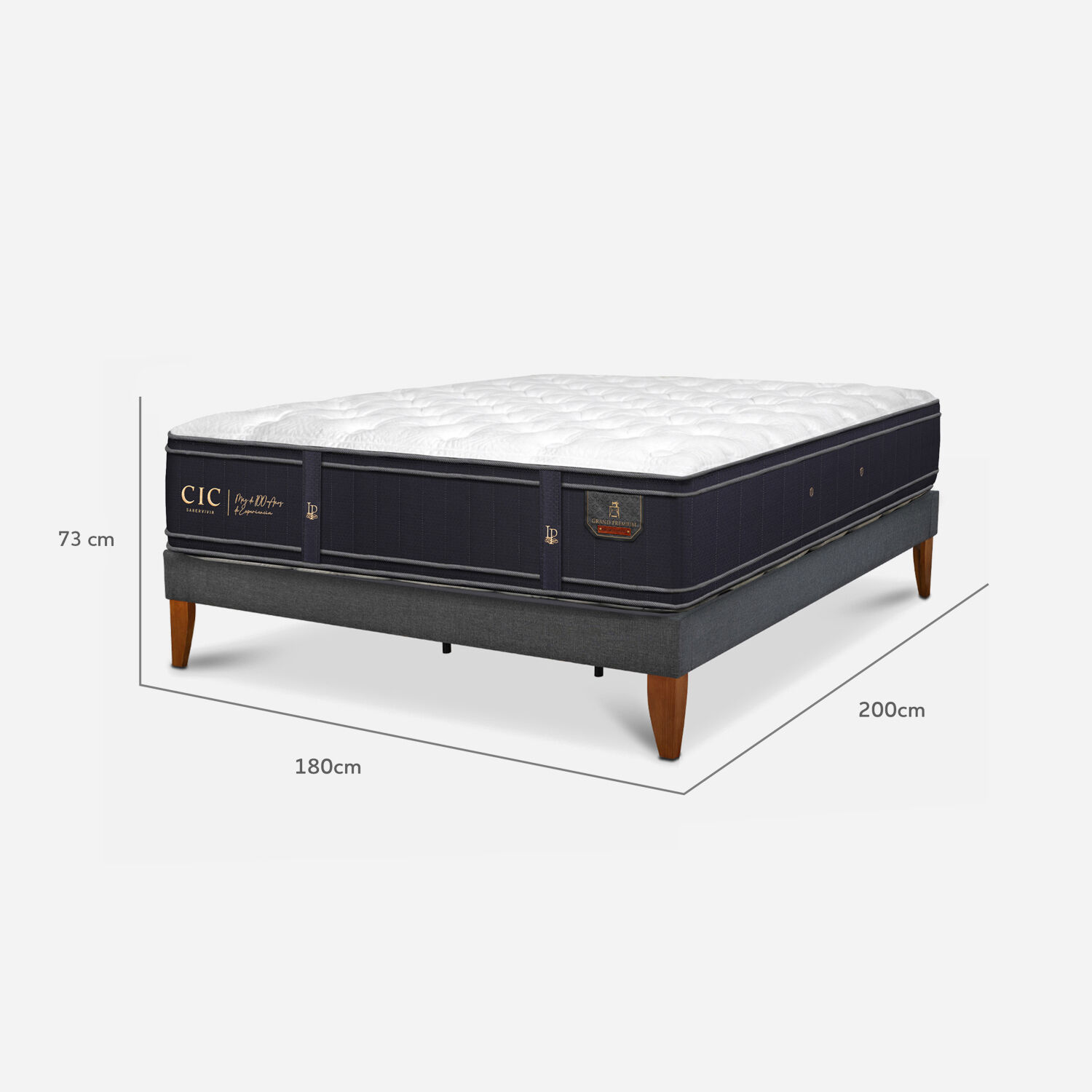 Cama Europea Box King Grand Premium