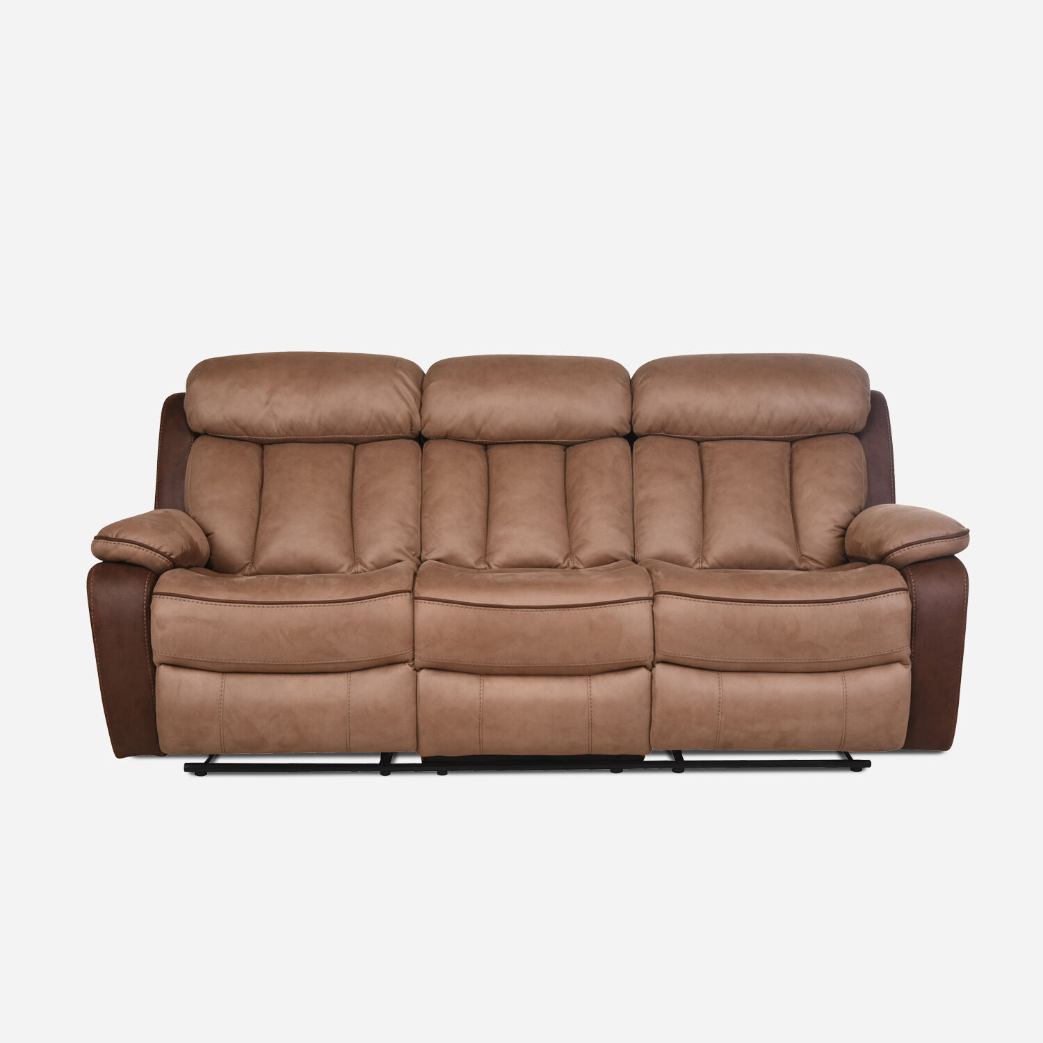 Sof&aacute; 3 Cuerpos Reclinable Moka