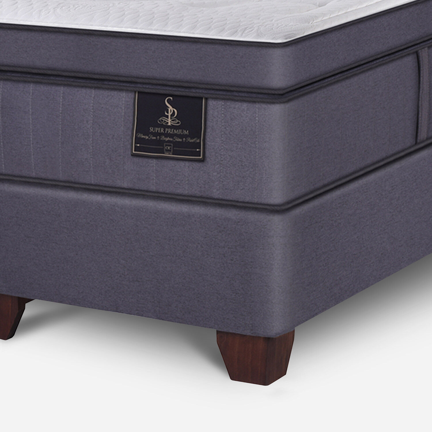 Box Spring King Super Premium + Set Tigris