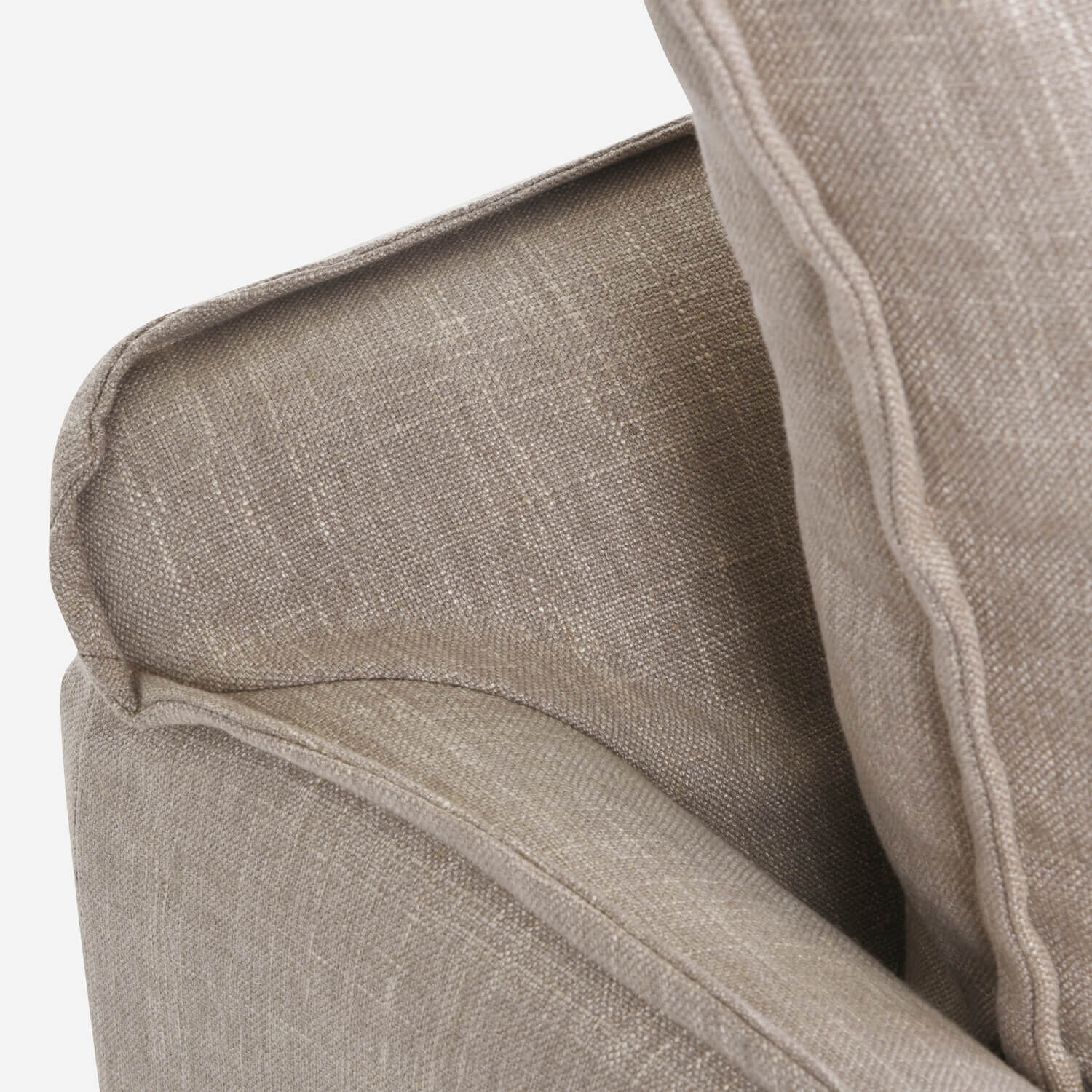 Sofá 2 Cuerpos Relax 4 Cojines Beige