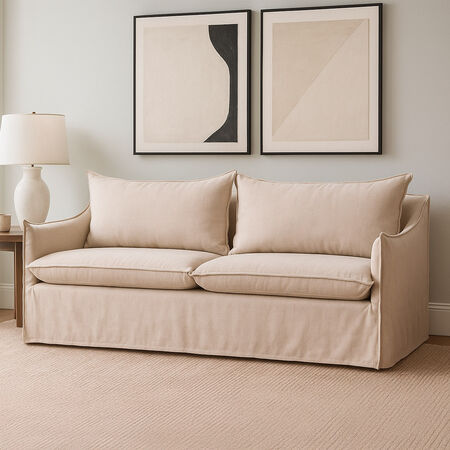 Sofá 3 Cuerpos Dominga Beige