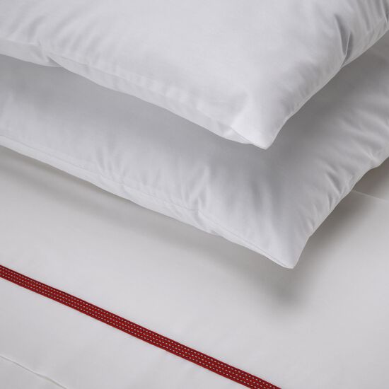 Sábanas King 180 Hilos Trim Blanca 
