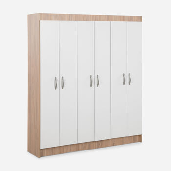 Clóset Laredo 6 Puertas Olmo Blanco
