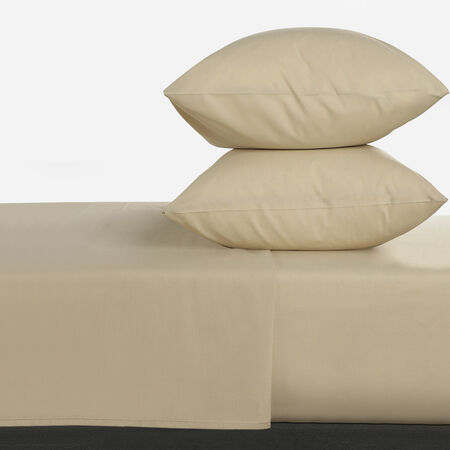 Sábanas Super King 220 Hilos Lisa Taupe