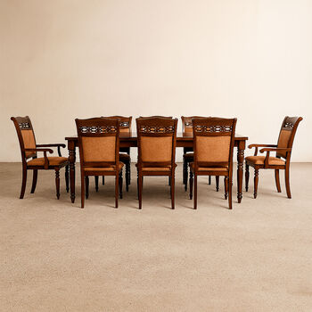 Comedor 6 Sillas 2 Sitiales Le Blanc / Mesa con Extensi&oacute;n