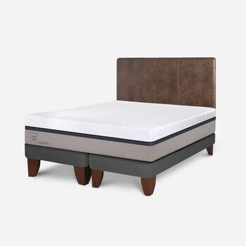 Cama Europea King Balance + Respaldo Baker