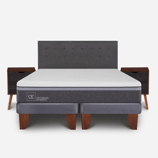 Cama Europea King Ortopedic Advance + Set Éufrates