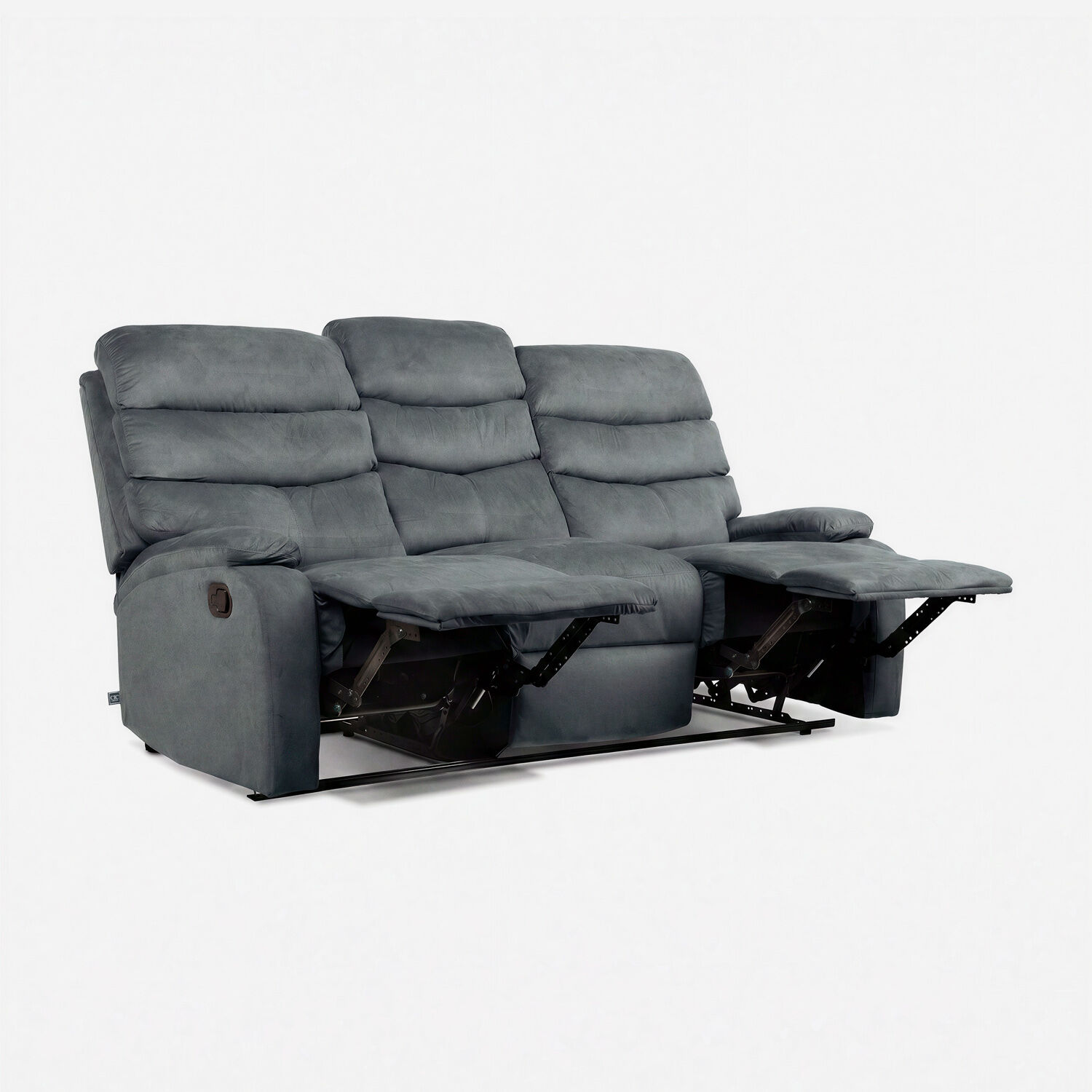 Sof&aacute; Reclinable 3 Cuerpos Texas Gris