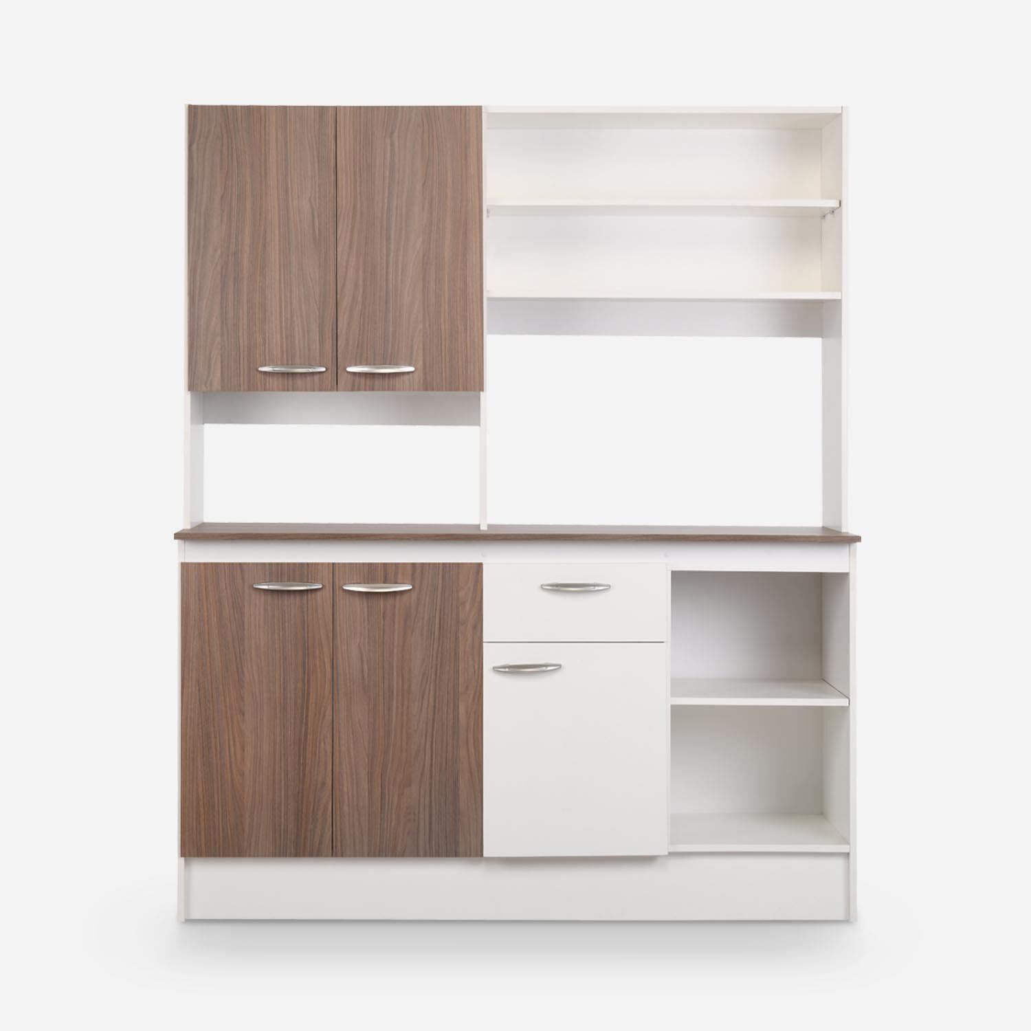 Mueble de Cocina 5 Puertas 1 Cajón Paula 150x180x45 Cm
