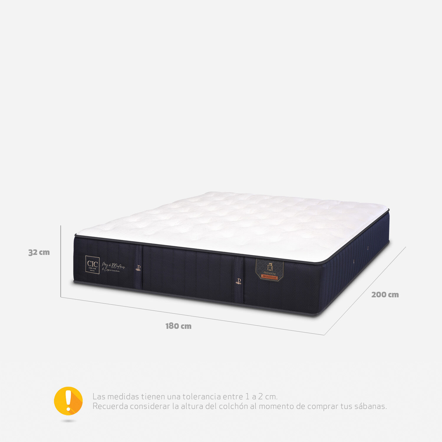 Colch&oacute;n King Premium 180x200