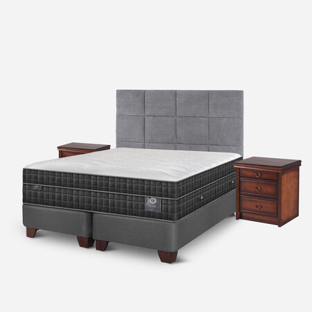 Box Spring Super King Lux + Set T&aacute;mesis