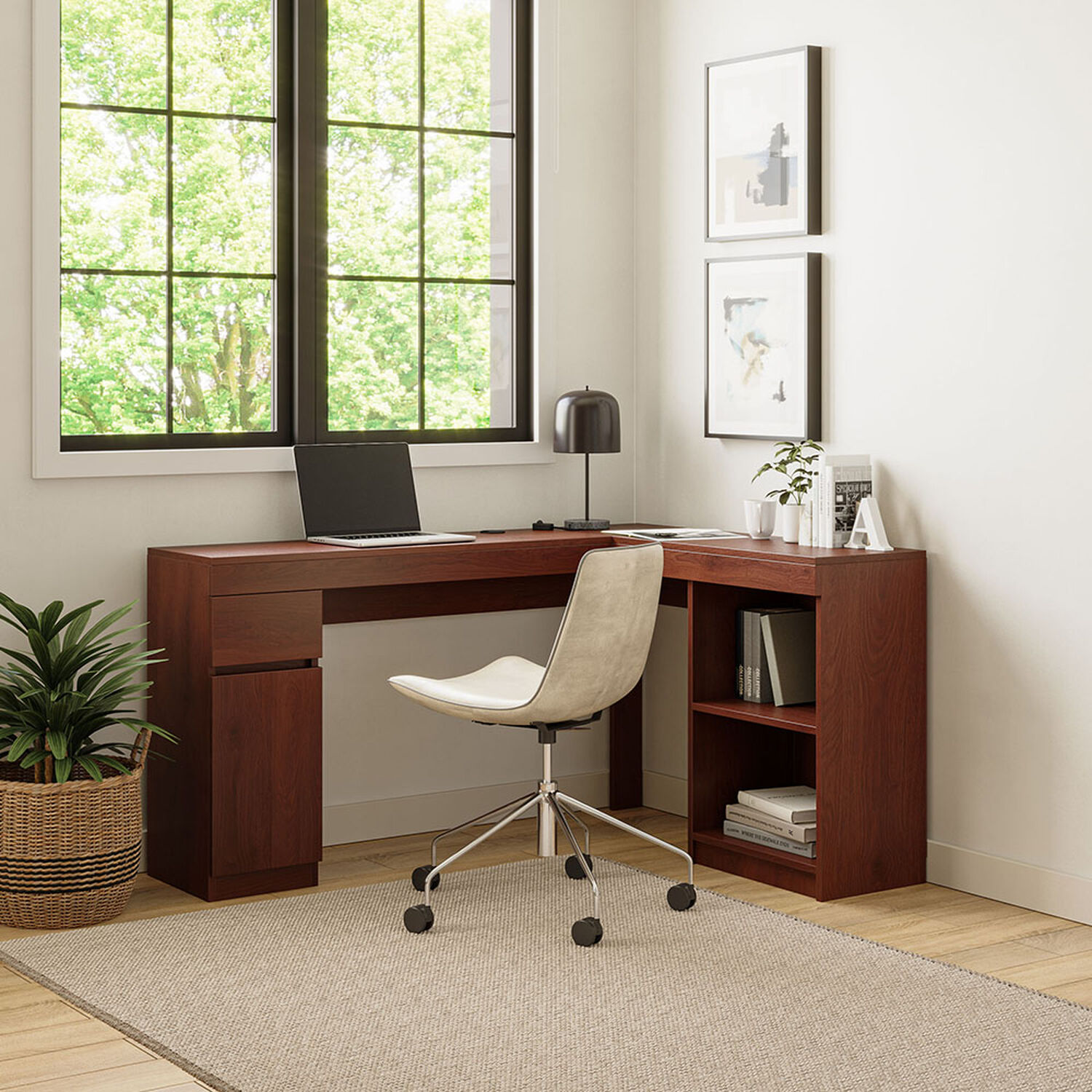 Escritorio Esquinero Cerezo Palermo