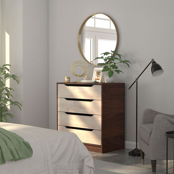 C&oacute;moda Cajonera 4 Cajones Legno