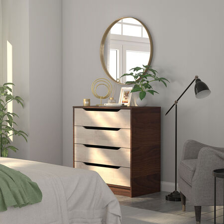 C&oacute;moda Cajonera 4 Cajones Legno