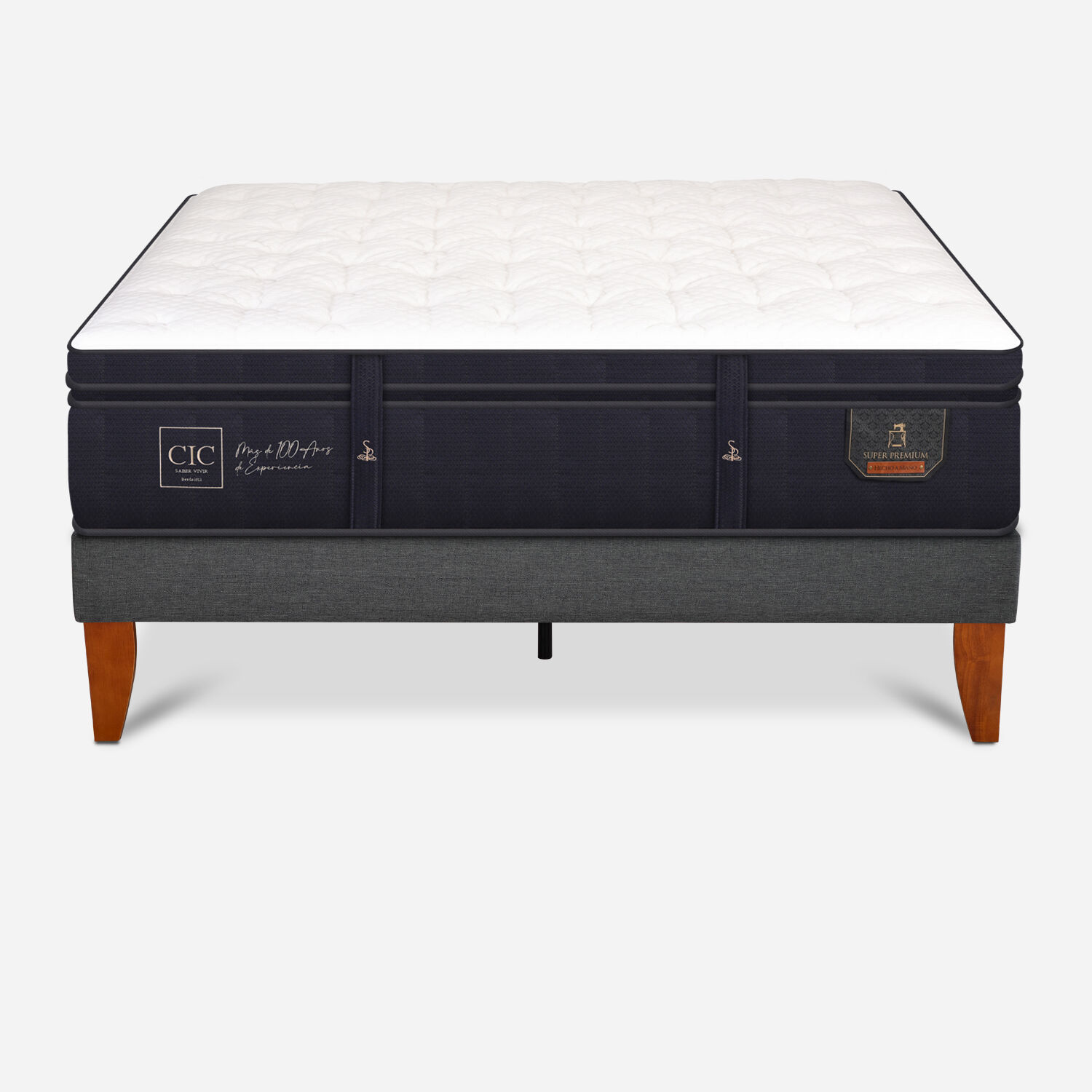 Cama Europea Box 2 Plazas Super Premium