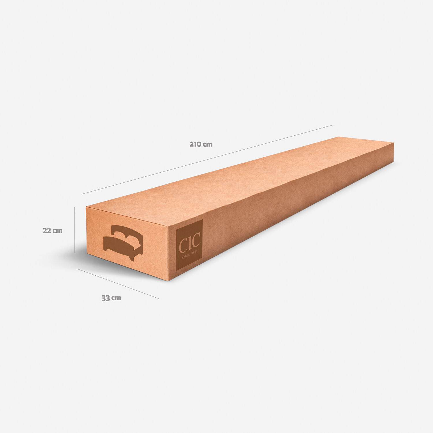 Cama Europea Curve King Bee Comfort + Set Ganges