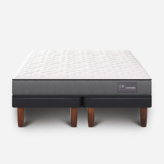 Cama Europea 2 Plazas Anatomic Base Dividida
