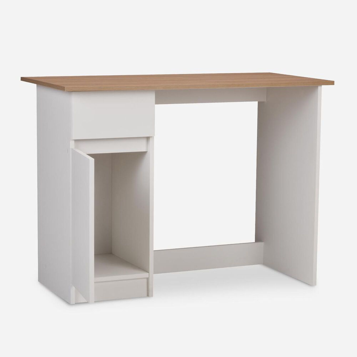 Escritorio 1 Puerta 1 Caj&oacute;n New Olmo Alpino Blanco