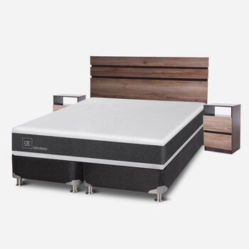 Box Spring King Ortopedic 5 Zonas + Set Ares