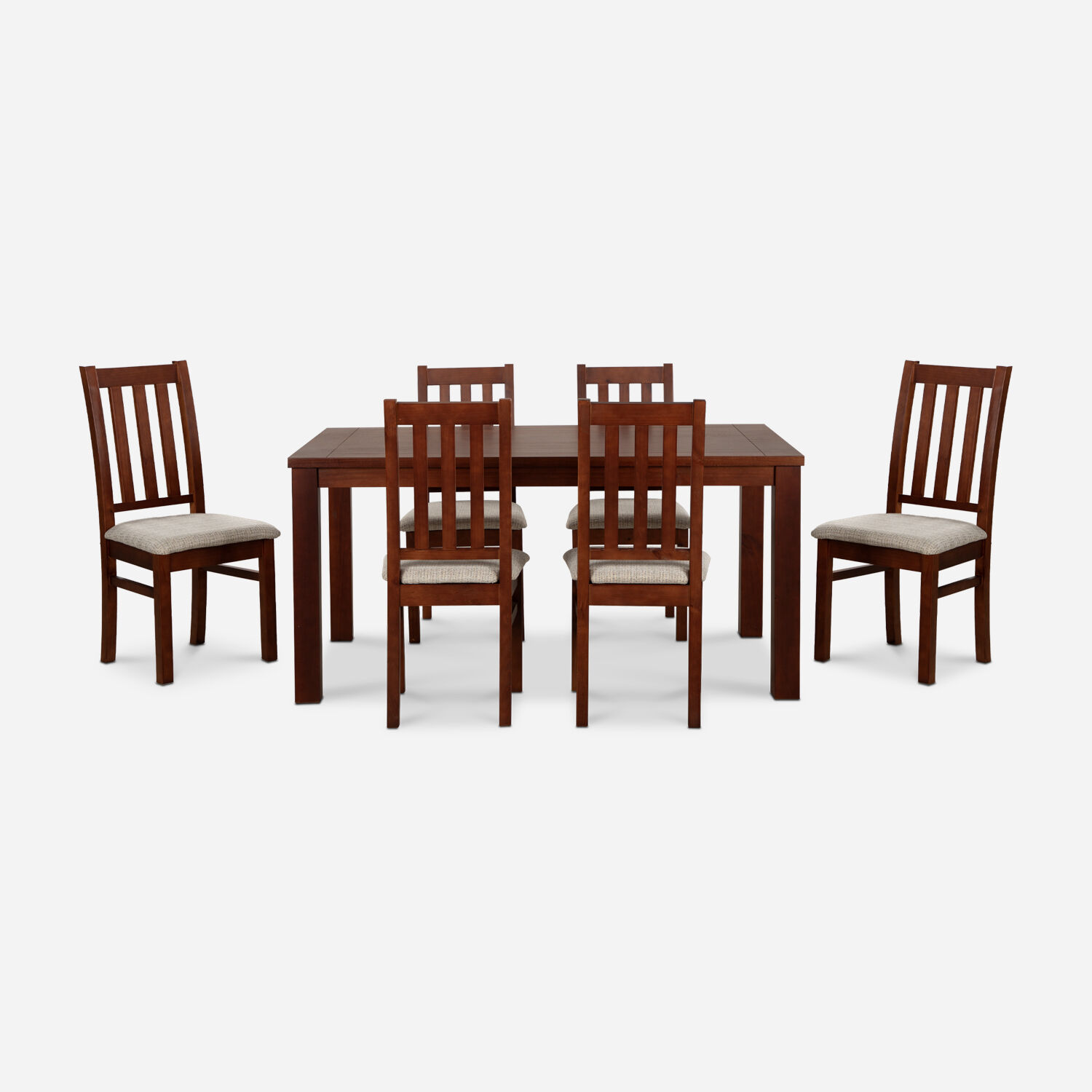 Comedor 6 Sillas Ñuble Miró Beige