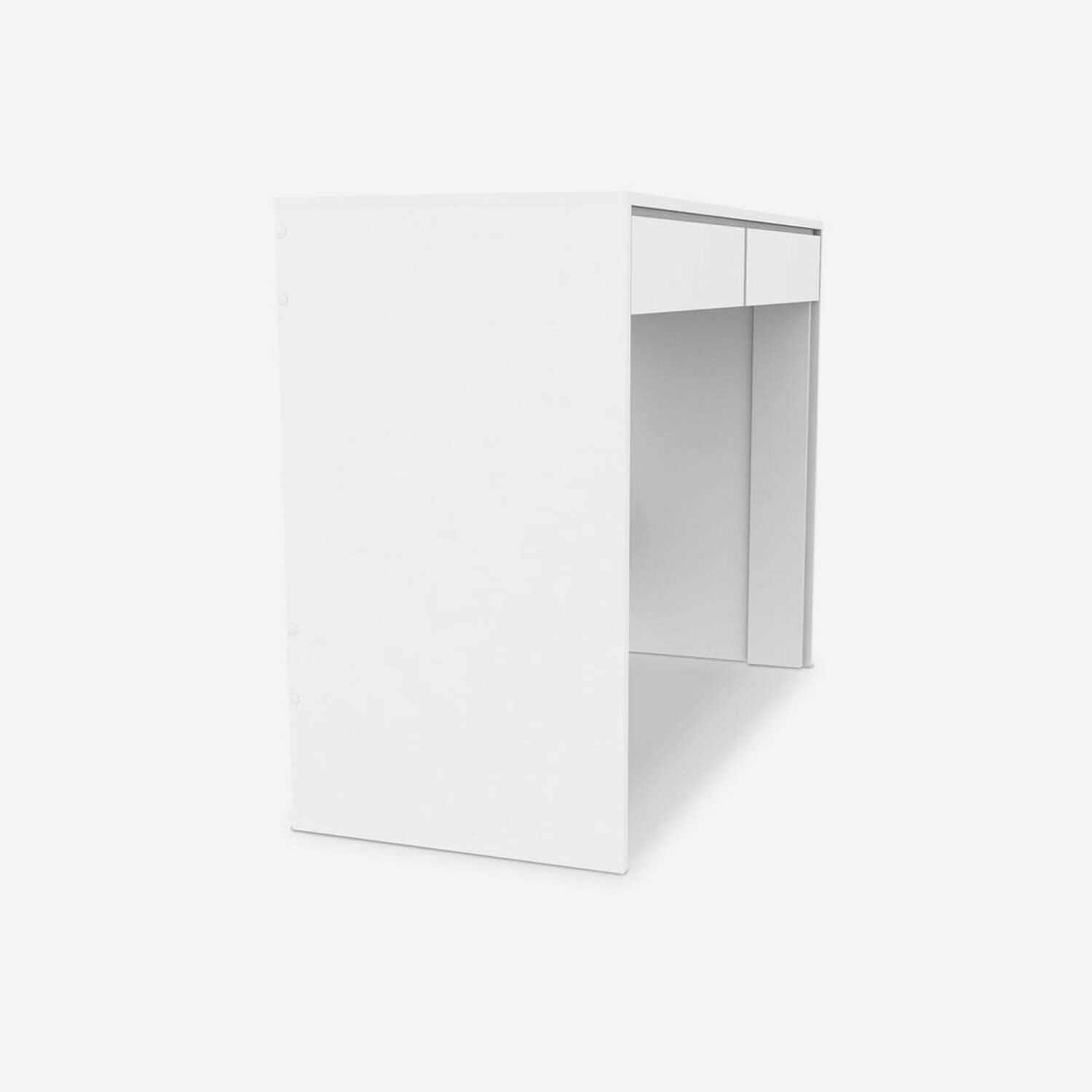 Escritorio 2 Cajones Blanco Roma