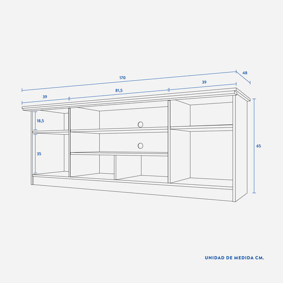 Rack Clásico Walnut