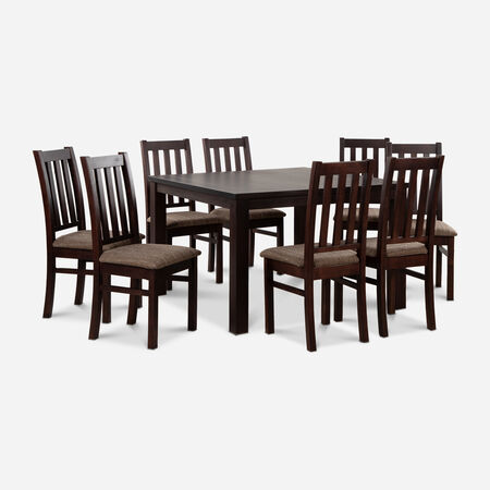 Comedor 8 Sillas Ñuble Chocolate - Café