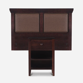 Respaldo Single + Velador Torino Choc